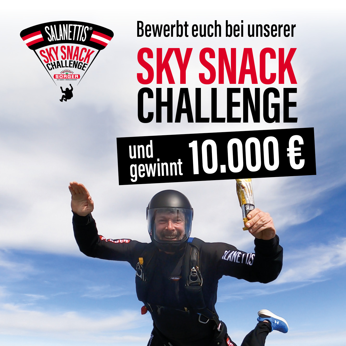 Die Sorger Salanettis® Sky Snack Challenge